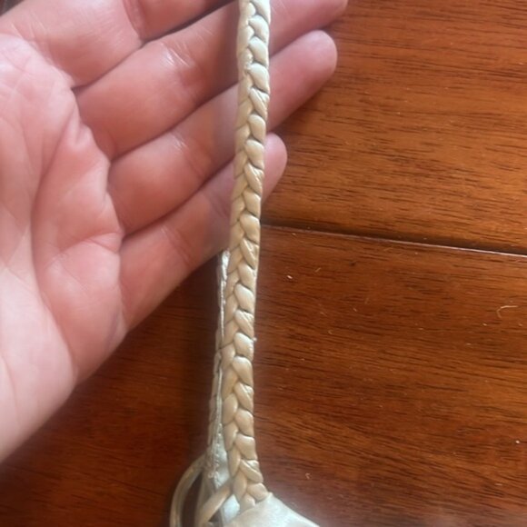 NWT 100% Silk Cinq a sept braided marta cowl neck cami Light Plaster Size XS - Picture 9 of 9